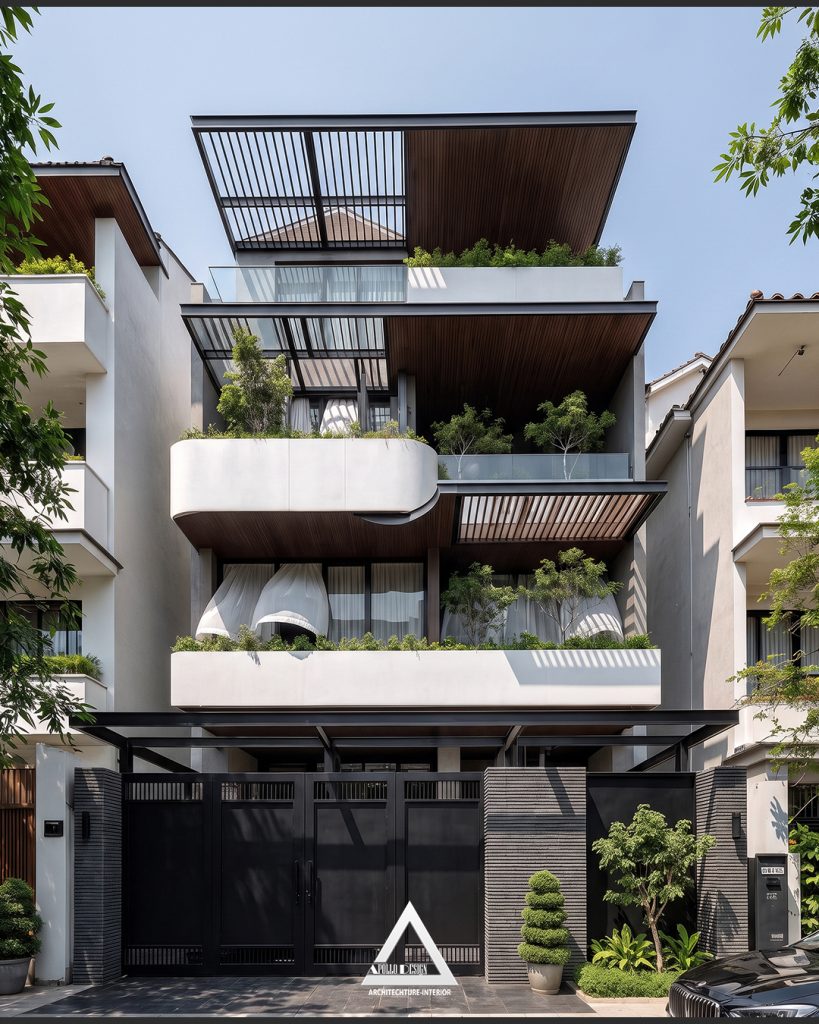 Ya House Nhà Phố Hiện đại 7.5x18m Tại Long An.